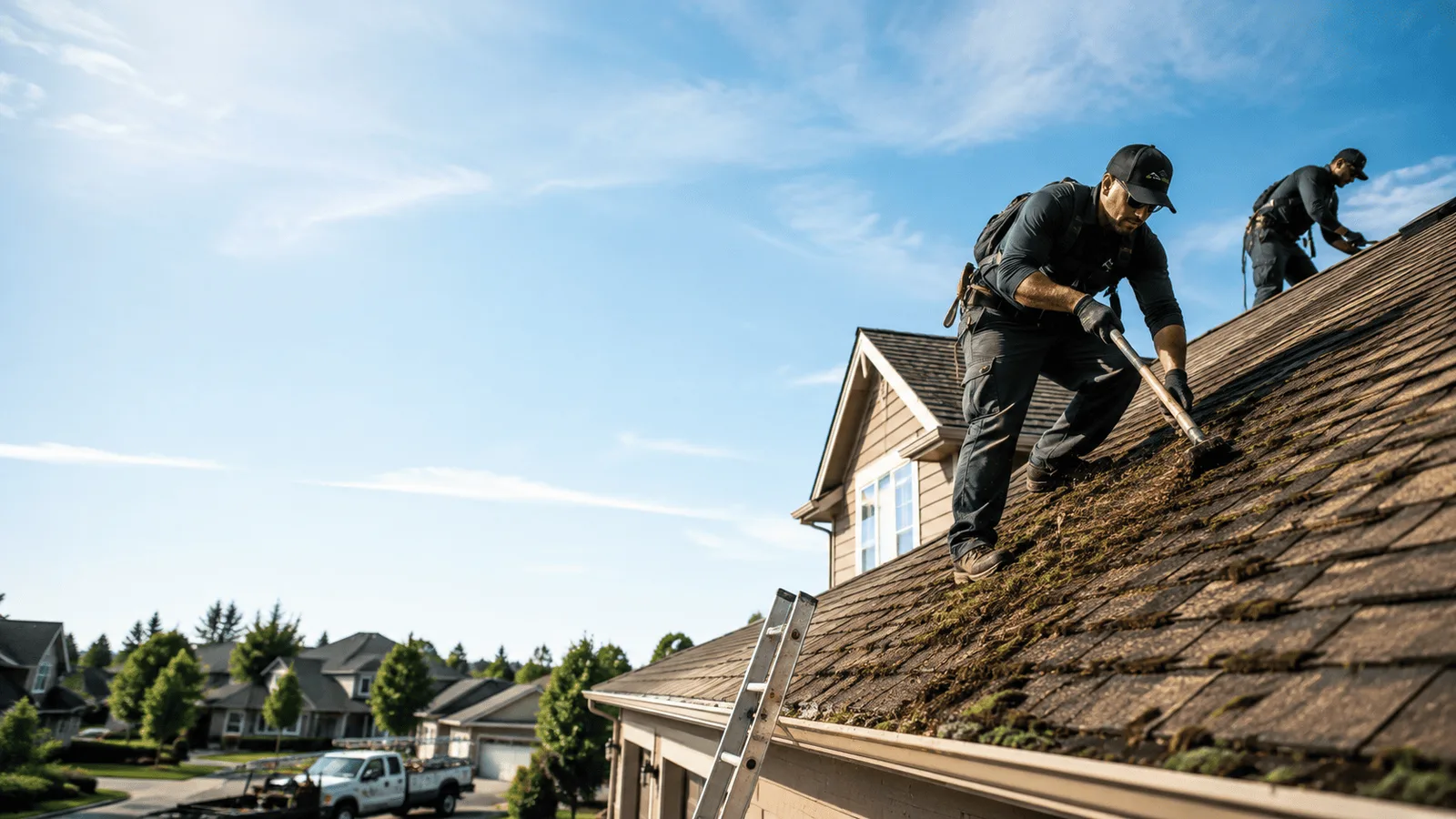 Roof Moss Removal in Cooks, MI near me
